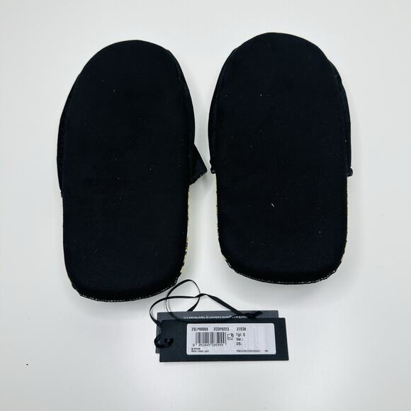 NWT Versace Medusa Slip-On Slippers Size S (6-7) Renaissance-Print Black Gold - Picture 8 of 8